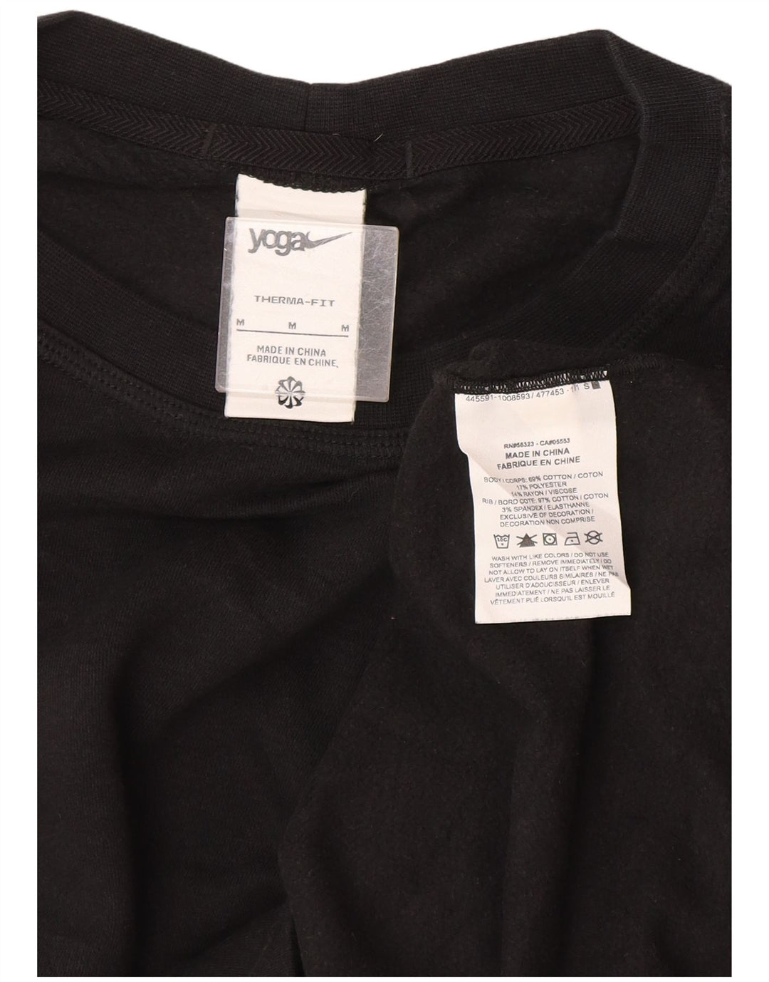 Nike muška trenirka Therma-Fit Graphic Sweatshirt srednji crni pamuk