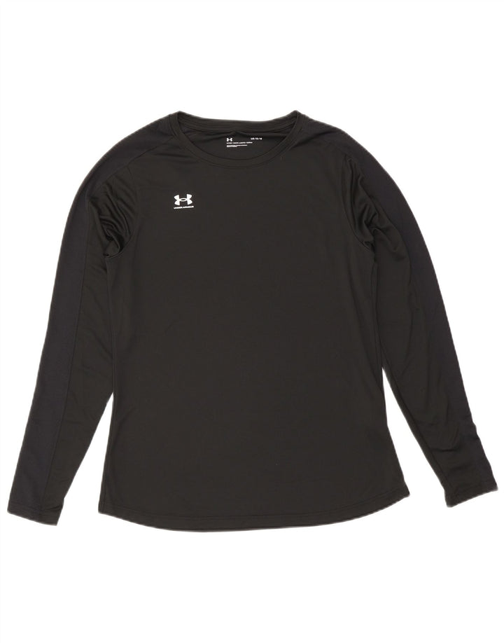 Muška majica Under Armour dugih rukava, veliki crni poliester