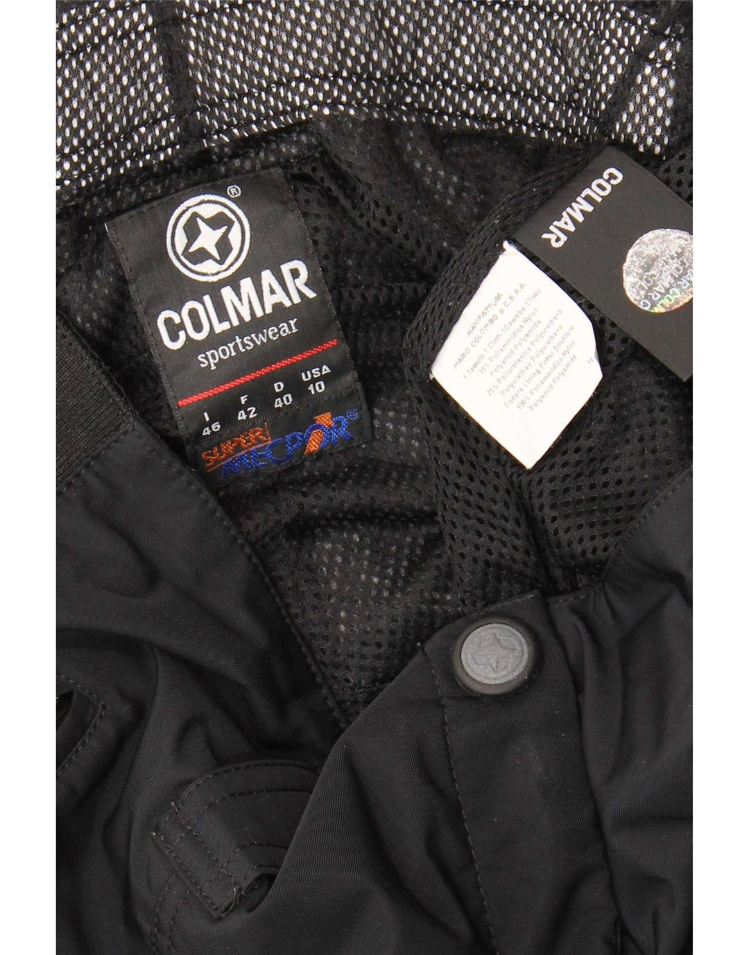 Colmar ženske skijaške hlače US 10 Large W30 L30 crni poliamid