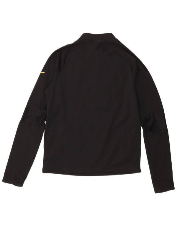 Nike Boys Therma-Fit majica s izrezom s patentnim zatvaračem 13-14 godina XL crna