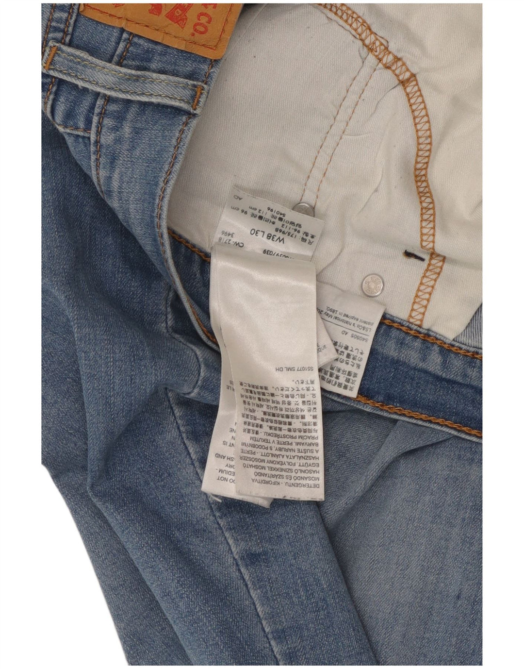 Levi's muške 511 uske traperice W38 L30 plavi pamuk