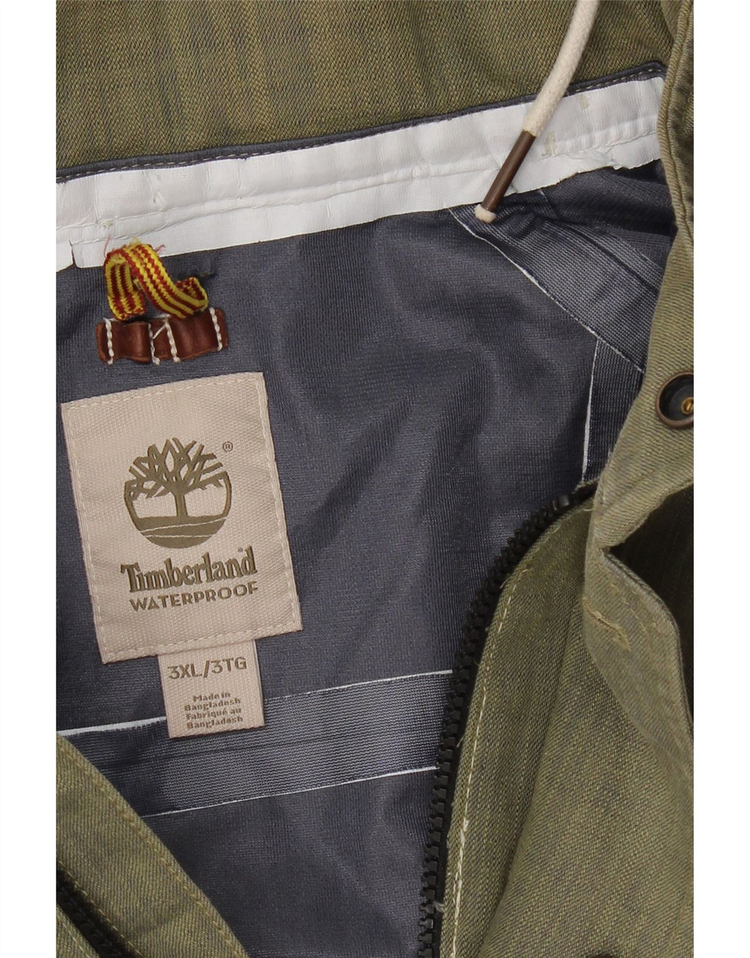Timberland muška vodootporna jakna s kapuljačom UK 46 3XL kaki