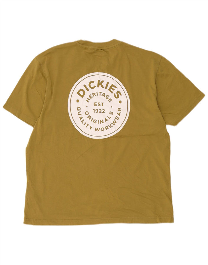 Dickies muška majica s grafičkim motivima, srednji kaki pamuk