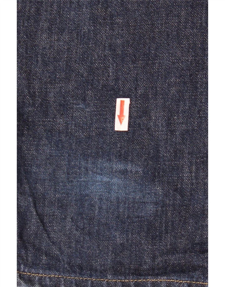 Armani muške ravne traperice W33 L36 tamnoplave s mrljama