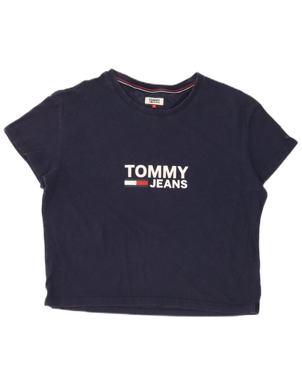 Tommy Hilfiger ženska majica kratkih rukava s grafičkim motivima UK 14 srednje tamnoplava