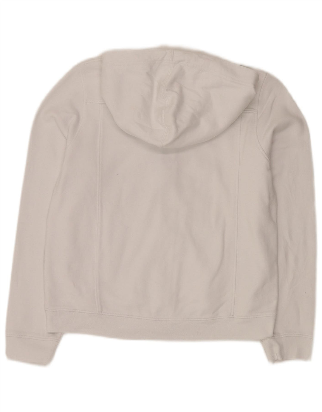 CALVIN KLEIN JEANS Ženski pulover s kapuljačom s patentnim zatvaračem UK 10 Mala bijela