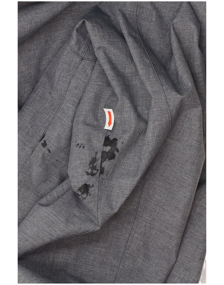 JACK WOLFSKIN Ženska vodootporna jakna s kapuljačom UK 12 srednje sivi poliester
