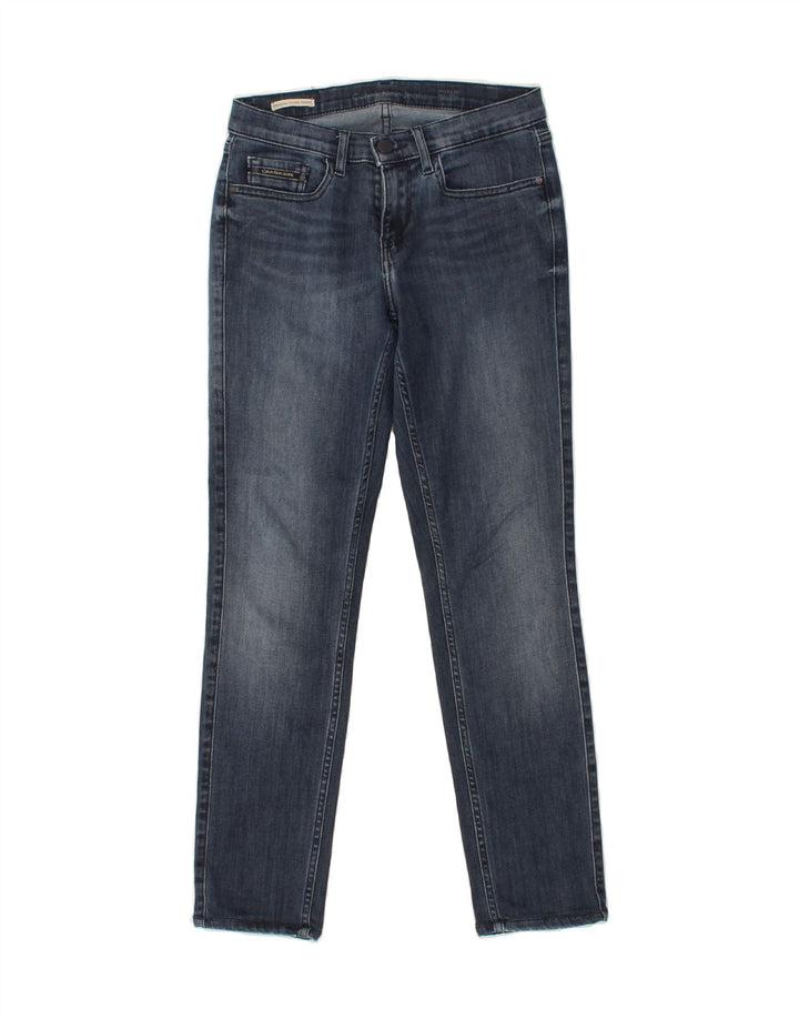 CALVIN KLEIN Womens Slim Jeans W28 L26  Blue Cotton Vintage Calvin Klein and Second-Hand Calvin Klein from Messina Hembry 