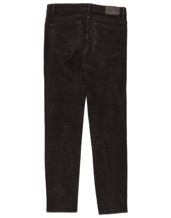 ZARA ženske uske traperice EU 40 srednje W30 L28 crne