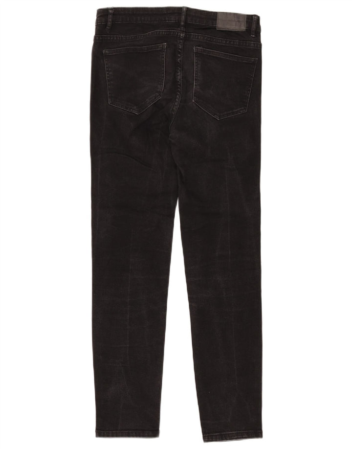 ZARA ženske uske traperice EU 40 srednje W30 L28 crne