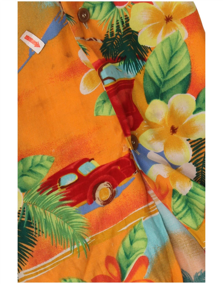 PETER ELLIOT Velika muška havajska košulja kratkih rukava s višebojnim cvjetnim motivima