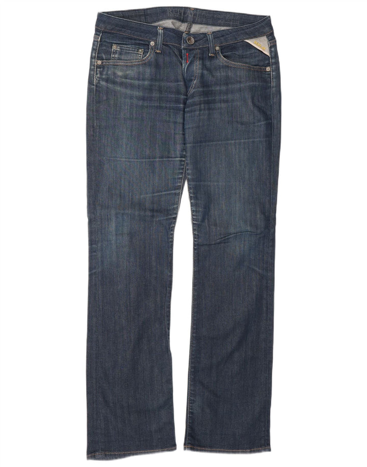 Replay Ženske Bootcut traperice W30 L32 tamnoplavi pamuk