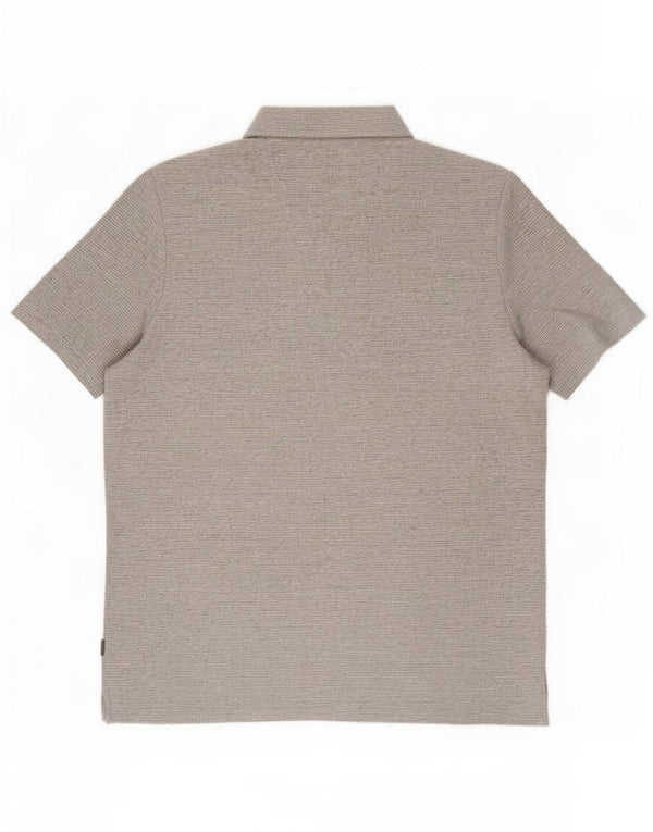 Fat Face muška visoka polo majica 2XL sivi pamuk
