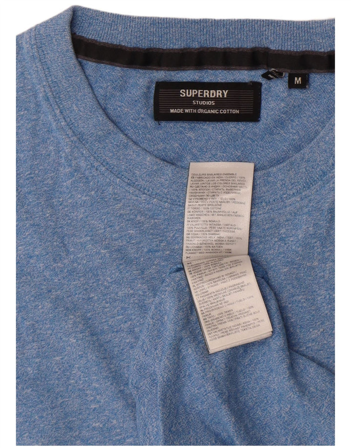 Superdry muška majica kratkih rukava Srednje plavi flekasti pamuk