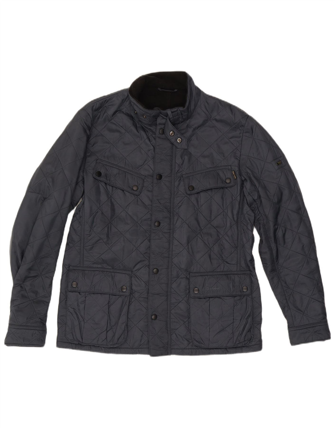 BARBOUR Muška prošivena jakna UK 40 Large tamnoplavi poliamid
