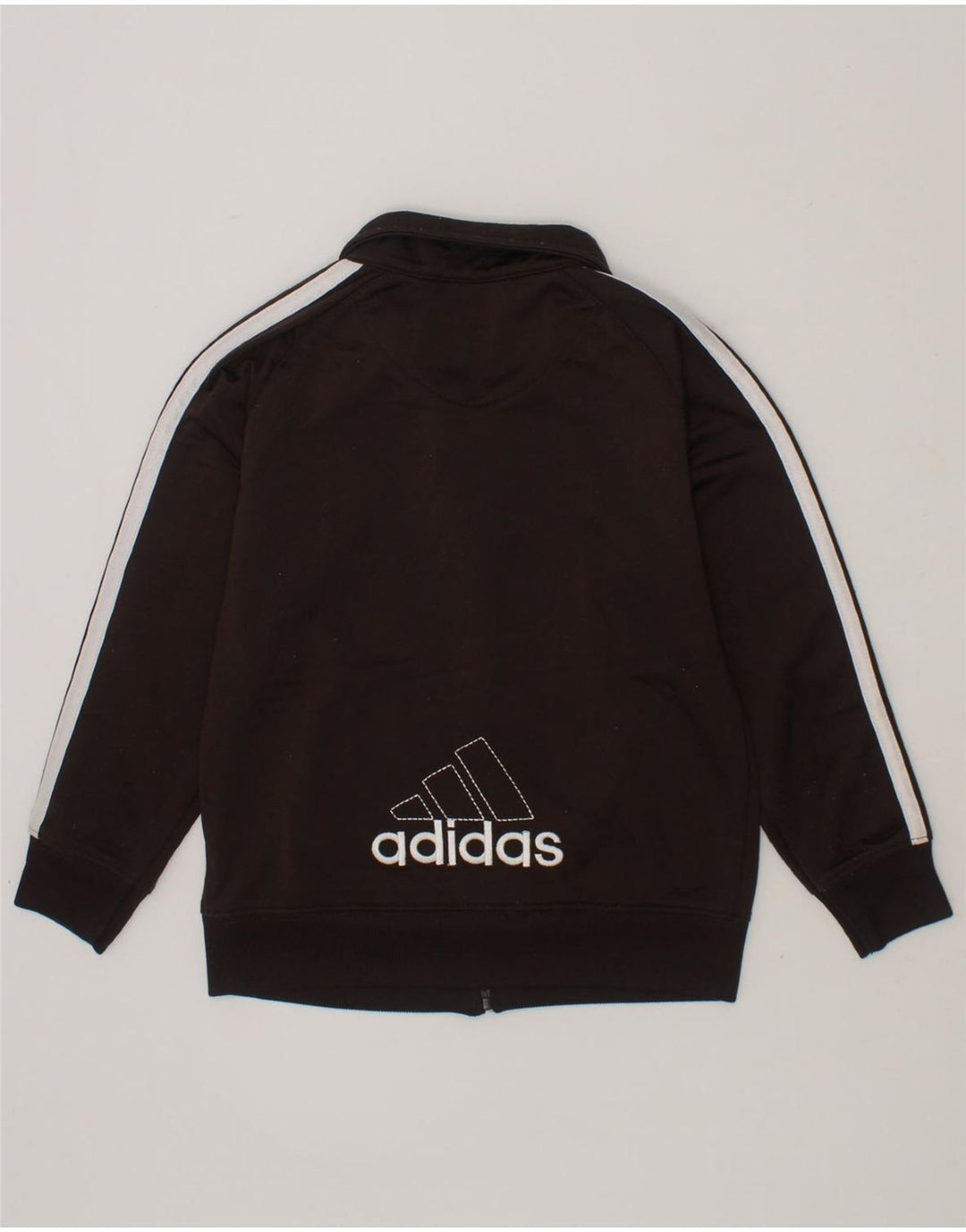 ADIDAS Boys Graphic Tracksuit Top Jacket 3-4 Years Brown Polyester Vintage Adidas and Second-Hand Adidas from Messina Hembry 