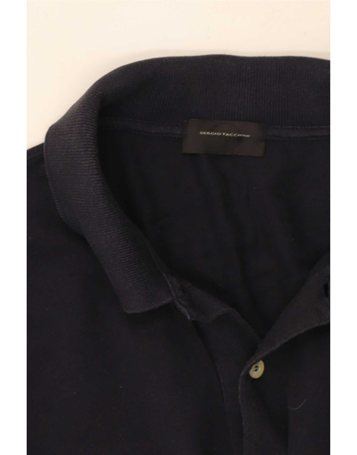 Velika muška polo majica dugih rukava Sergio Tacchini tamnoplava