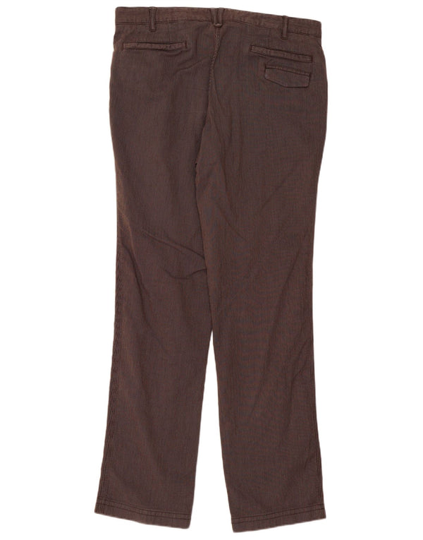 Massimo Dutti muške chino hlače IT 44 Large W34 L34 Smeđe pruge