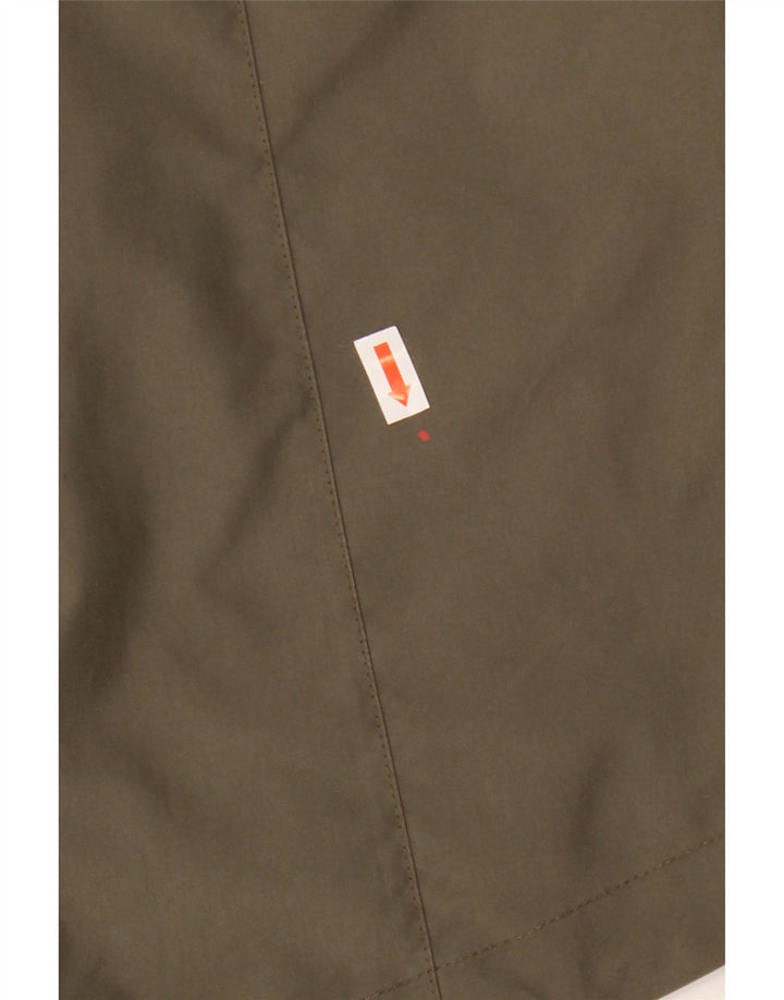 Jack Wolfskin ženska kišna jakna s kapuljačom UK 14/16 veliki kaki poliester