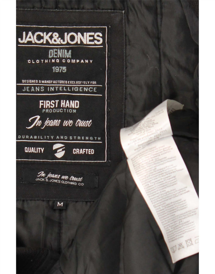 Jack & Jones muška bomber jakna UK 38 srednji crni poliester