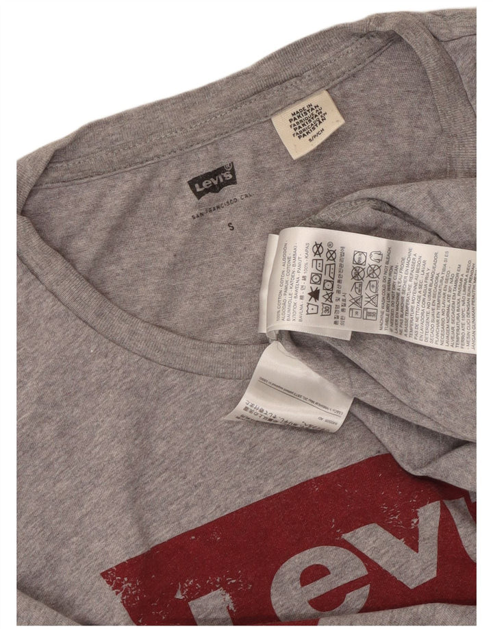 Levi's muška majica kratkih rukava s grafičkim motivima, mali sivi flekasti pamuk