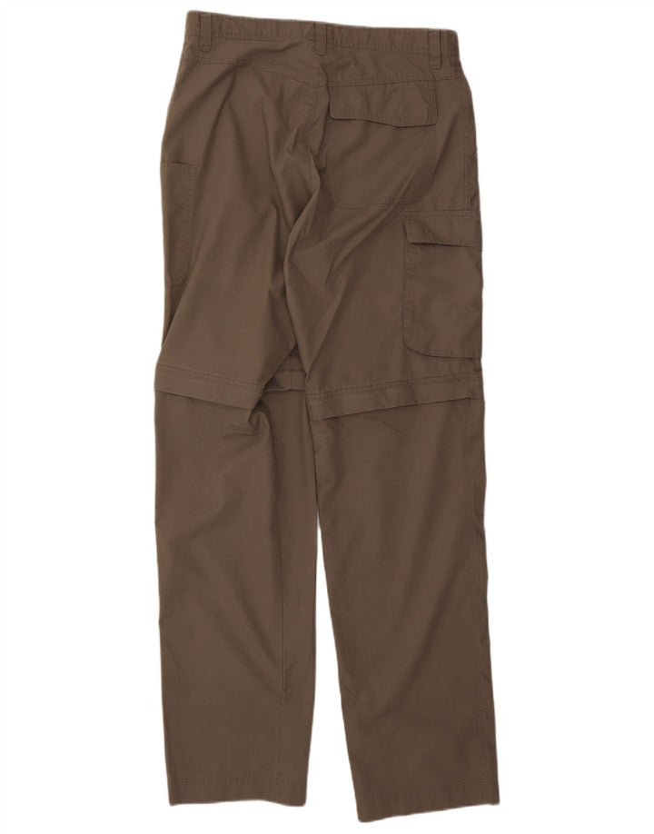 Jack Wolfskin muške ravne kargo hlače W32 L34 sivi poliester