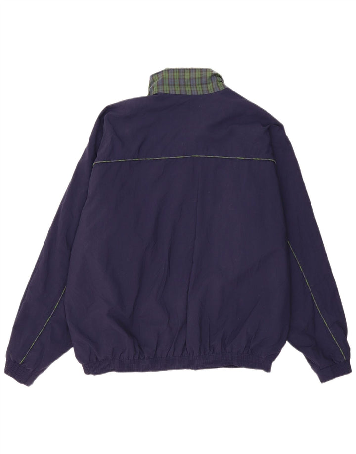 Marks & Spencer muška bomber jakna UK 42 XL tamnoplavi prugasti najlon