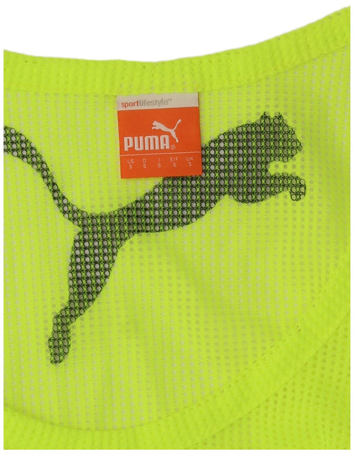 Puma ženski preveliki grafički prsluk Top UK 10 Small Green