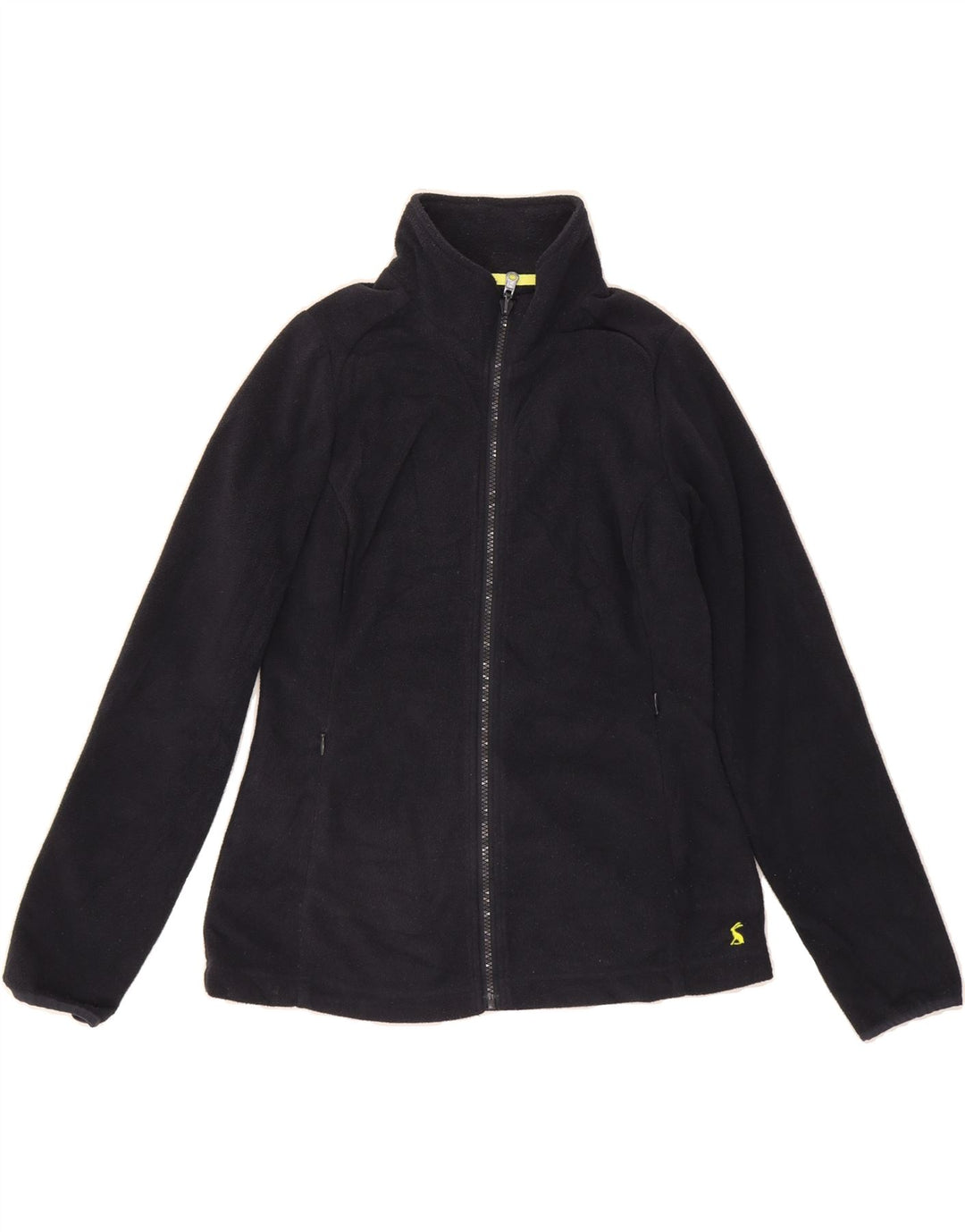 JOULES Womens Fleece Jacket UK 10 Small Black Polyester Vintage Joules and Second-Hand Joules from Messina Hembry 