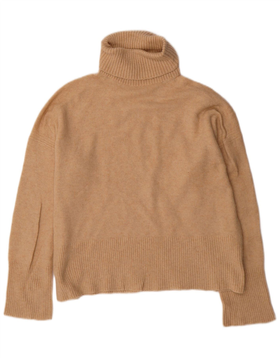 J. CREW Ženski pulover s velikim ovratnikom UK 10 Small Beige