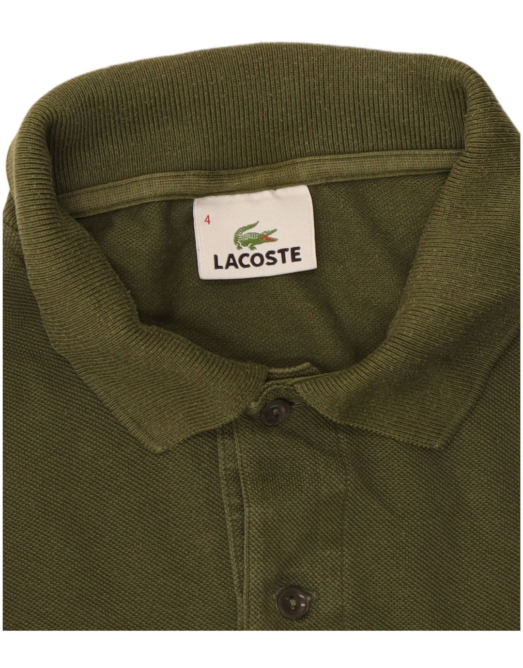 Lacoste muška polo majica veličine 4 srednje kaki boje