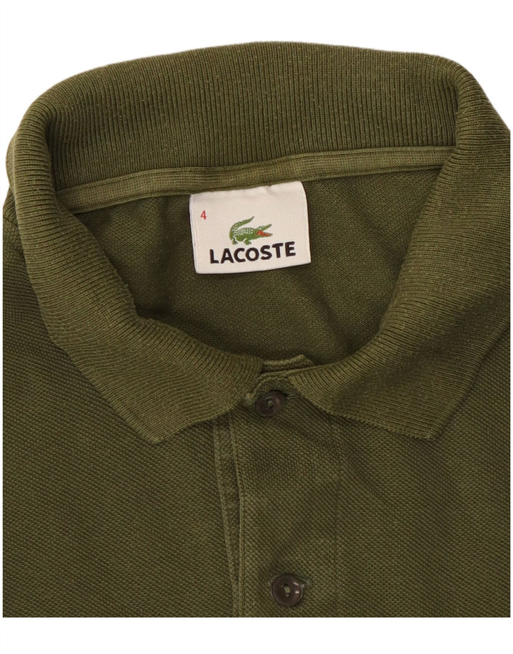Lacoste muška polo majica veličine 4 srednje kaki boje