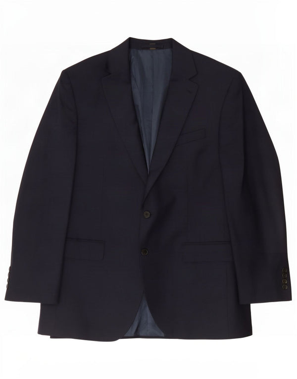 Marks & Spencer muška jakna sa 2 gumba UK 44 XL tamnoplavi poliester