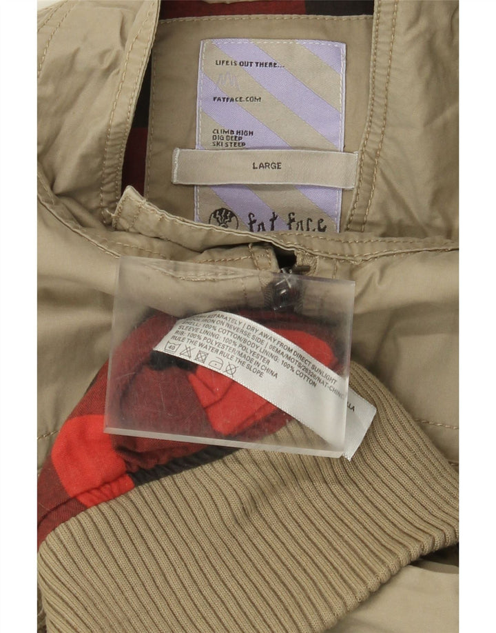 Fat Face muška bomber jakna UK 40 Large Beige Pamuk