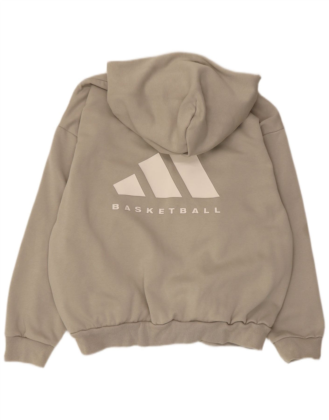 Adidas muška majica s kapuljačom s grafičkim motivima, mala, bež