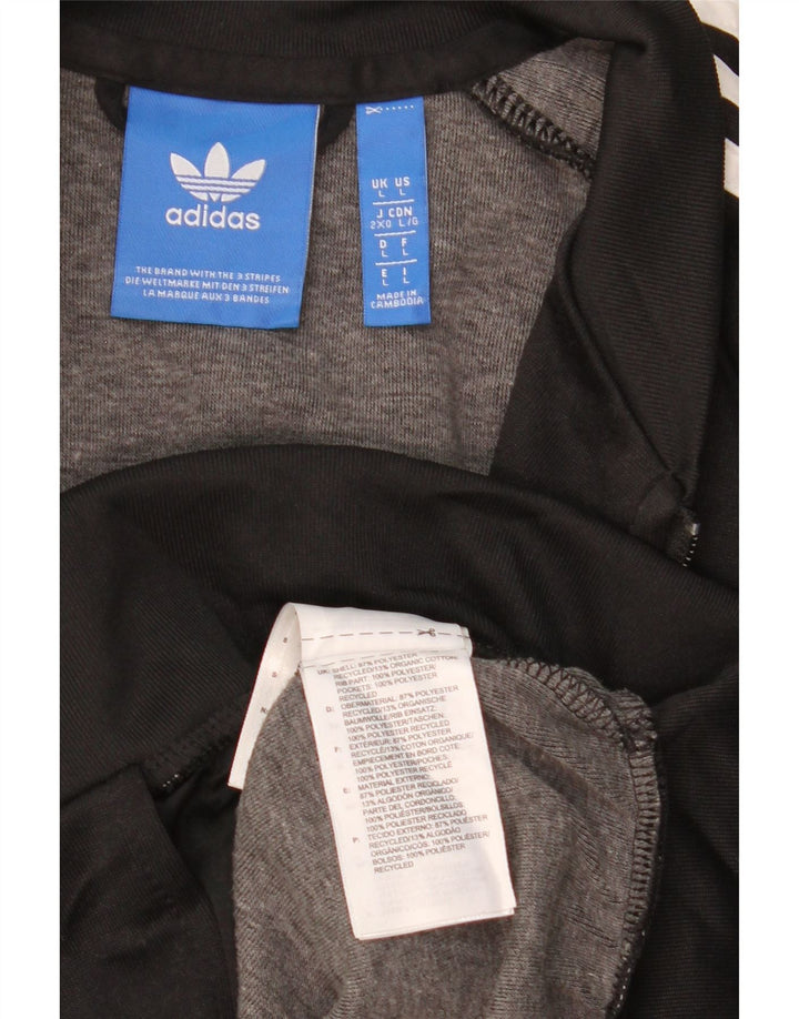 ADIDAS muška gornja jakna trenirke velika crna poliester