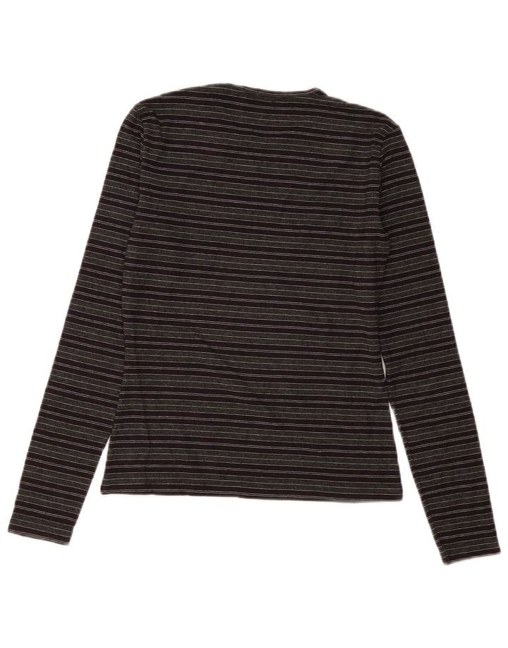 BENETTON Ženska majica dugih rukava UK 8 na male sive pruge