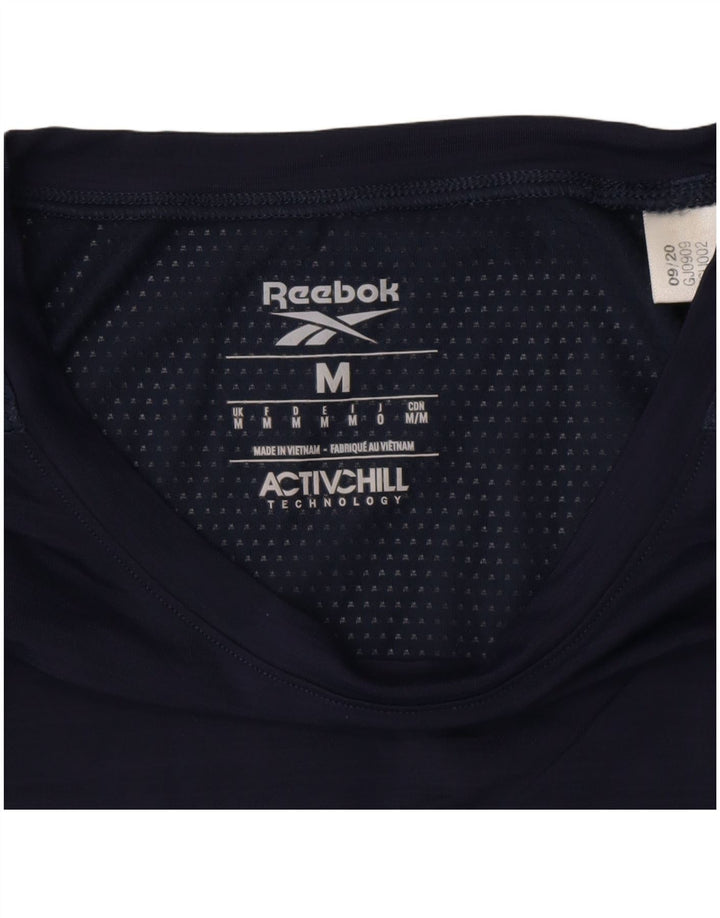 REEBOK Muška majica kratkih rukava s grafičkim motivima srednje tamnoplava