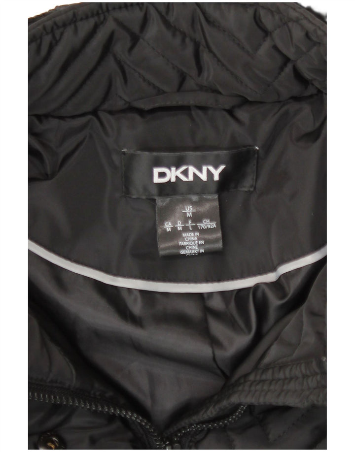 Dkny ženska vjetrovka s kapuljačom UK 12 Srednje crni ševron