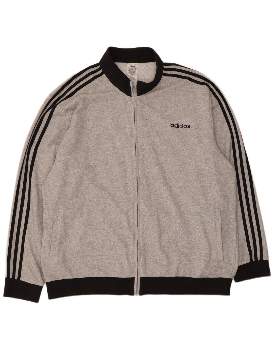 Adidas muška trenirka gornja jakna 2XL sivi pamuk u boji