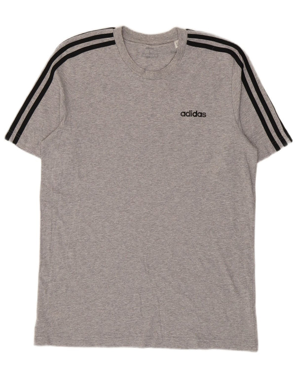 Adidas muška majica kratkih rukava Veliki sivi flekasti pamuk