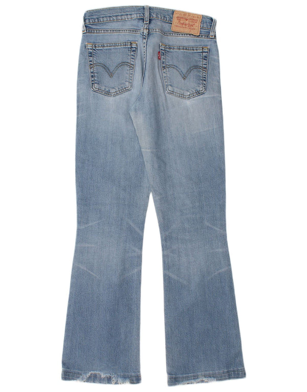 Levi's Ženske Bootcut traperice W30 L32 Plavi pamuk