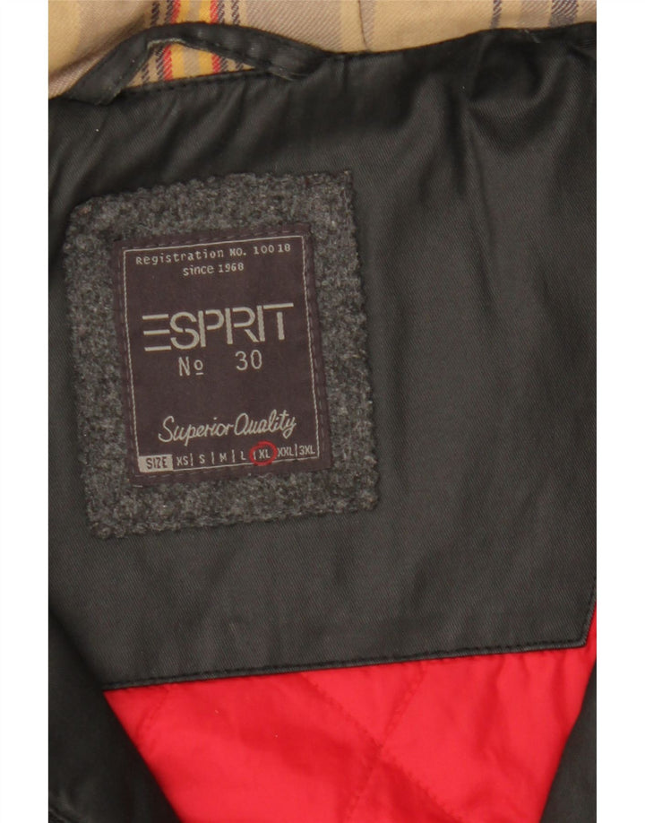 Esprit muška anorak jakna s kapuljačom UK 42 XL crna