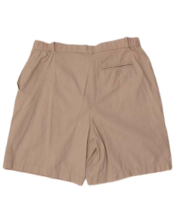 Marks & Spencer ženske kratke chino hlače visokog struka UK 16 Large W30 bež pamuk