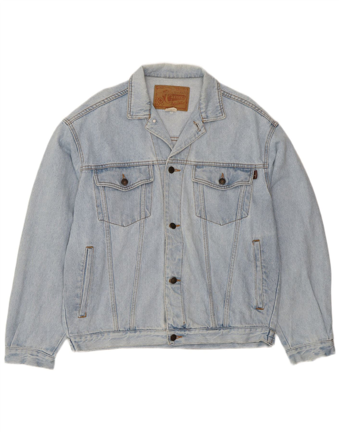 Casucci muška traper jakna UK 40 Large Blue Cotton
