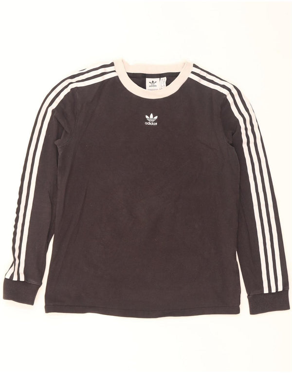 Adidas ženska majica dugih rukava UK 10, mala crna, pamuk u boji