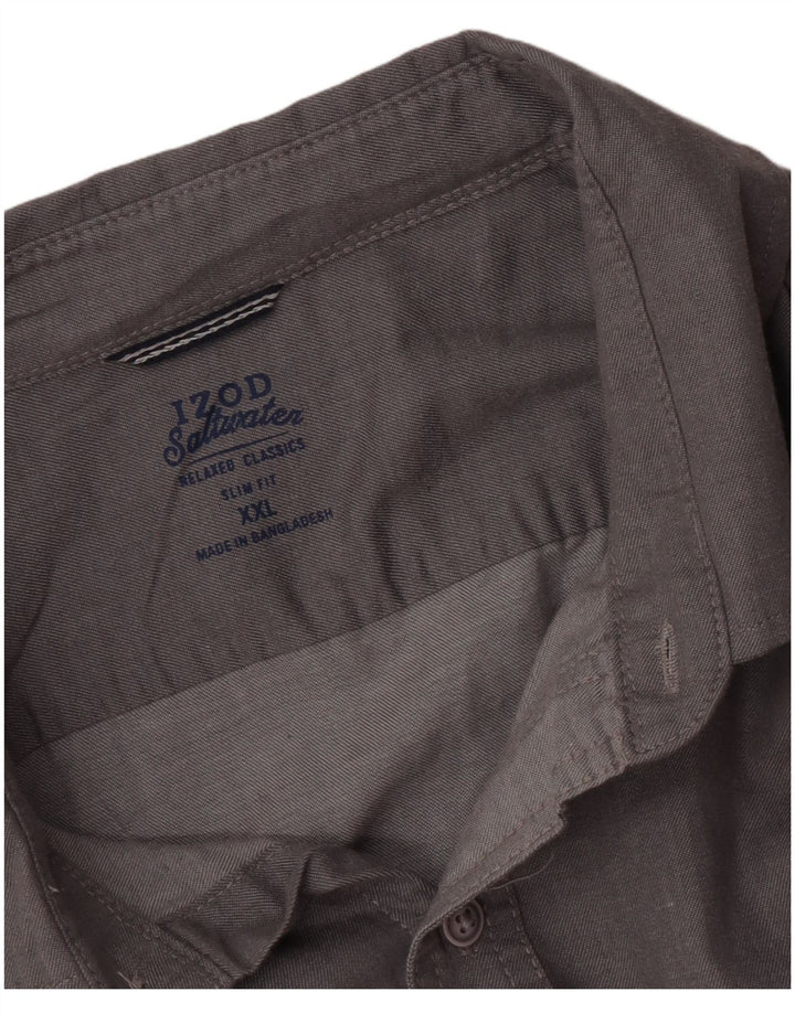 Izod muška uska košulja sa slanom vodom 2XL siva