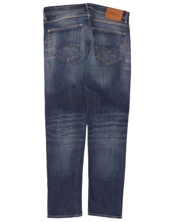 Replay Muške Willbi Regular Slim Jeans W33 L31 Plave