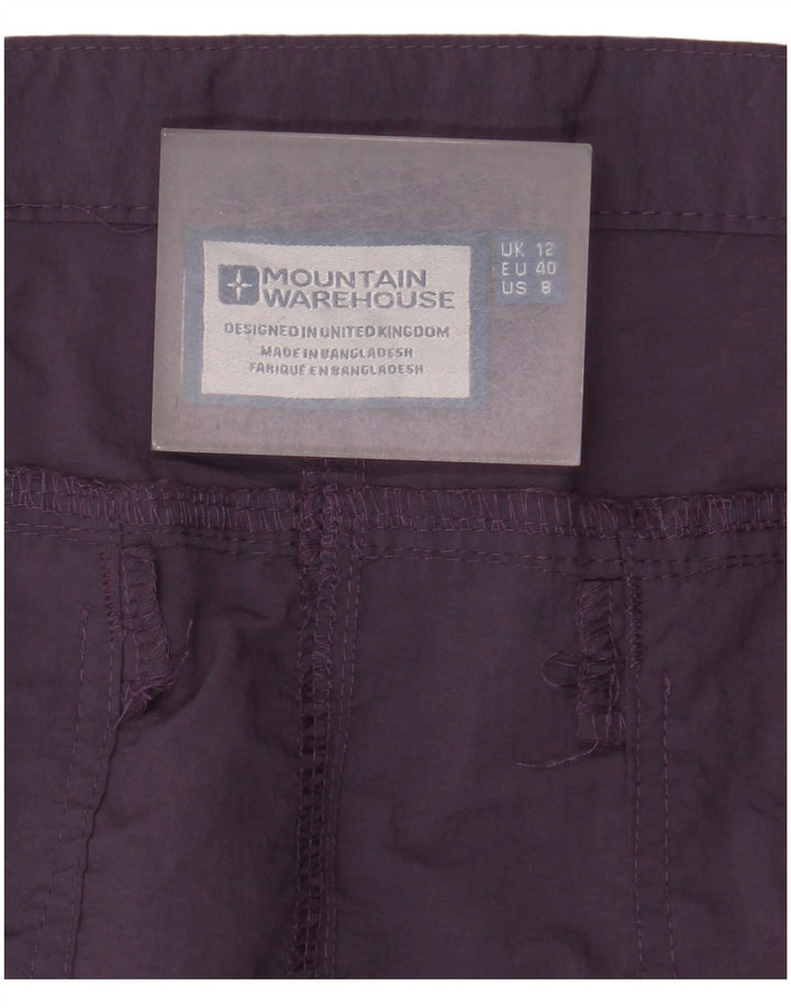 Mountain Warehouse Ženske Cargo kratke hlače UK 12 Srednje W32 Ljubičasta