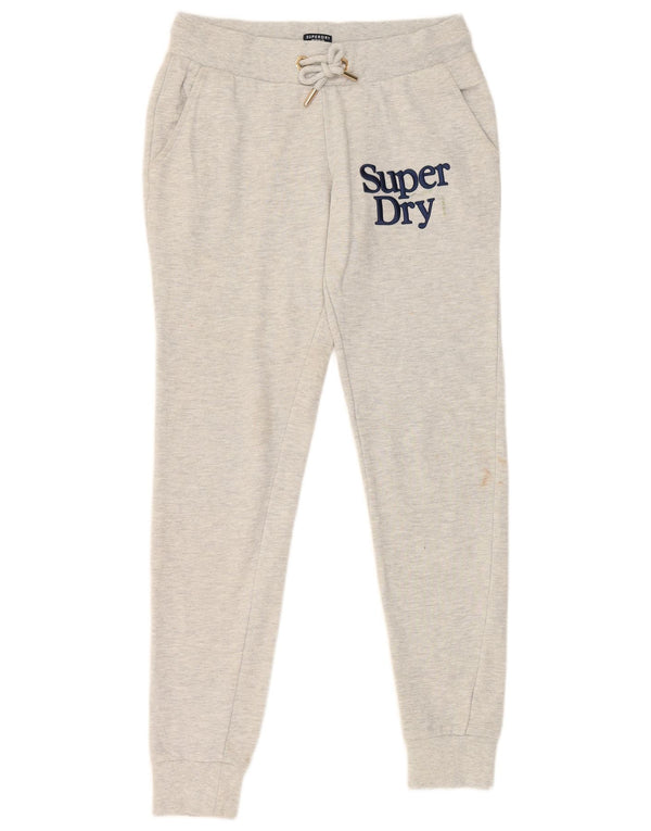 Superdry ženska trenirka hlače Joggers UK 12 srednje sivi pamuk